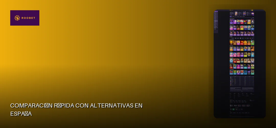 Comparación rápida con alternativas en España