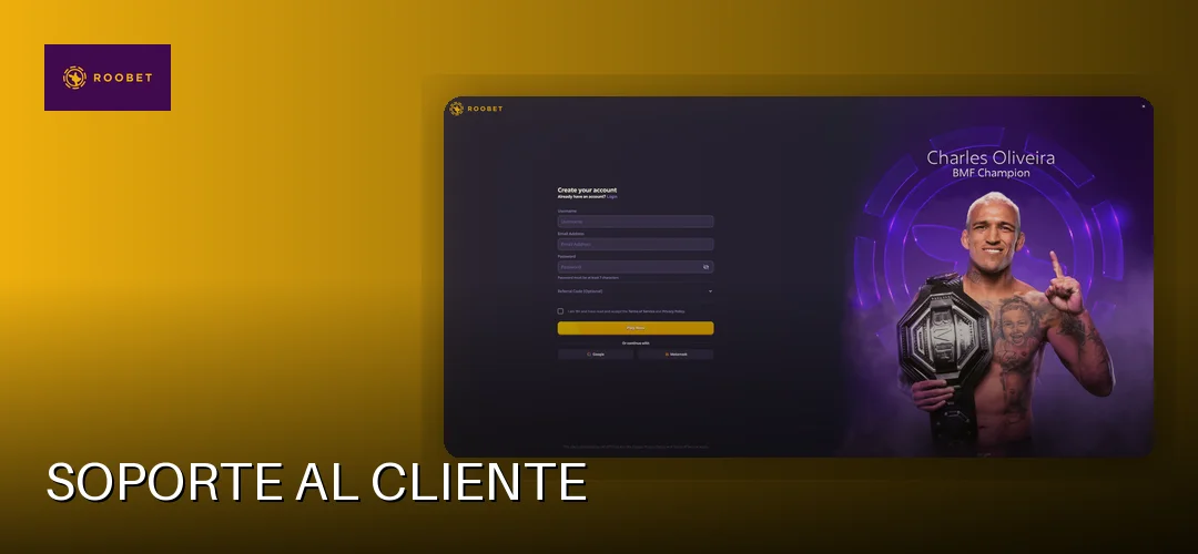 Soporte al cliente